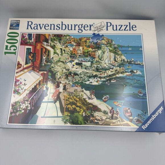 Ravensburger Jigsaw 1500 Pieces Romance In Cinque Terre Italy #169535 Sealed - Picture 1 of 4